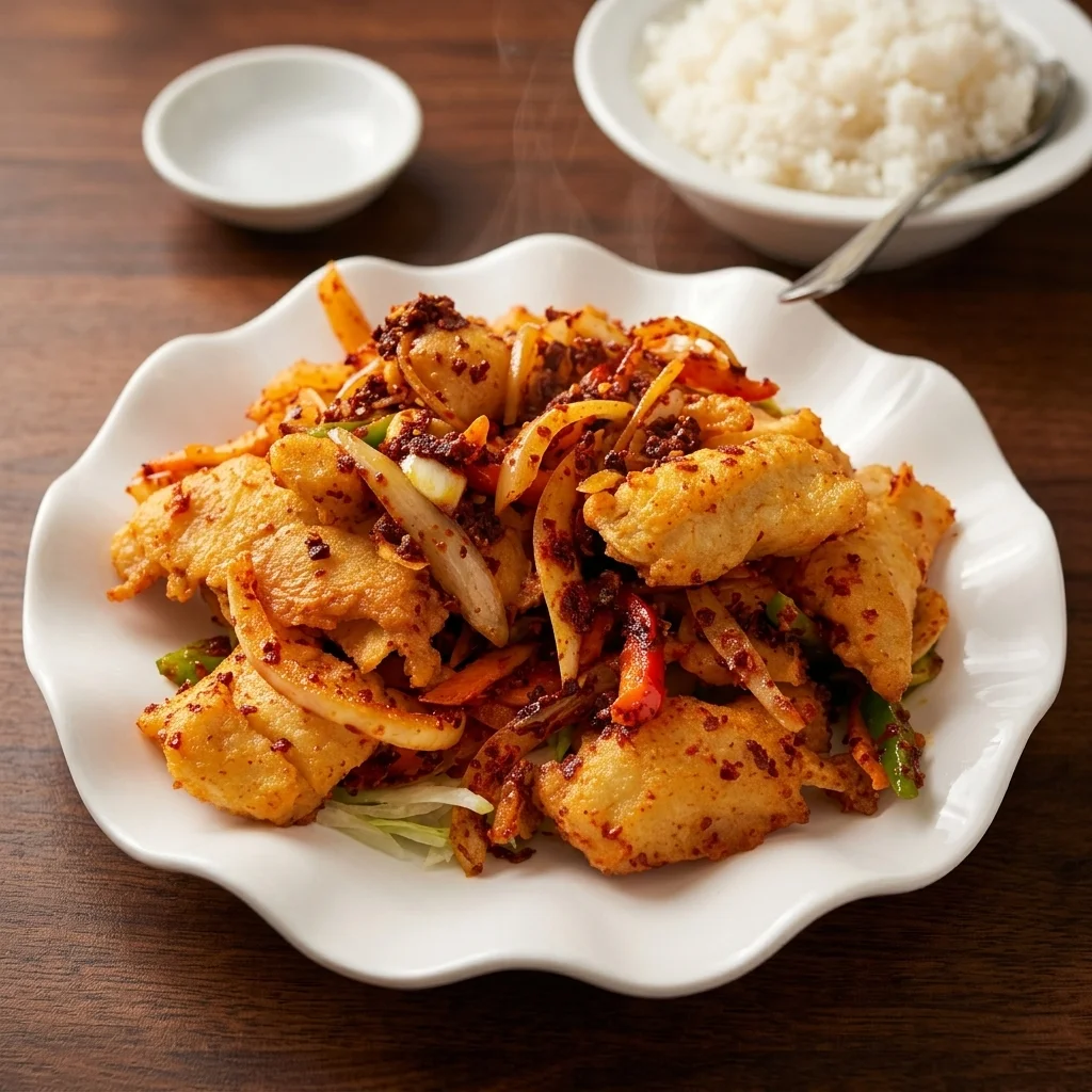 Five-Spice Calamari appetizer at Pho Binh Minh, Winnipeg